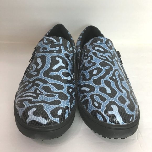 Spring Step Professional Ispie Winwood Black Blue Snake Print Shoes Women's 9 - Picture 3 of 14